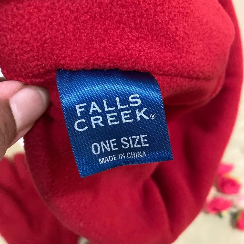 Falls Creek Women's Hat, Scarf & Glove set, Red